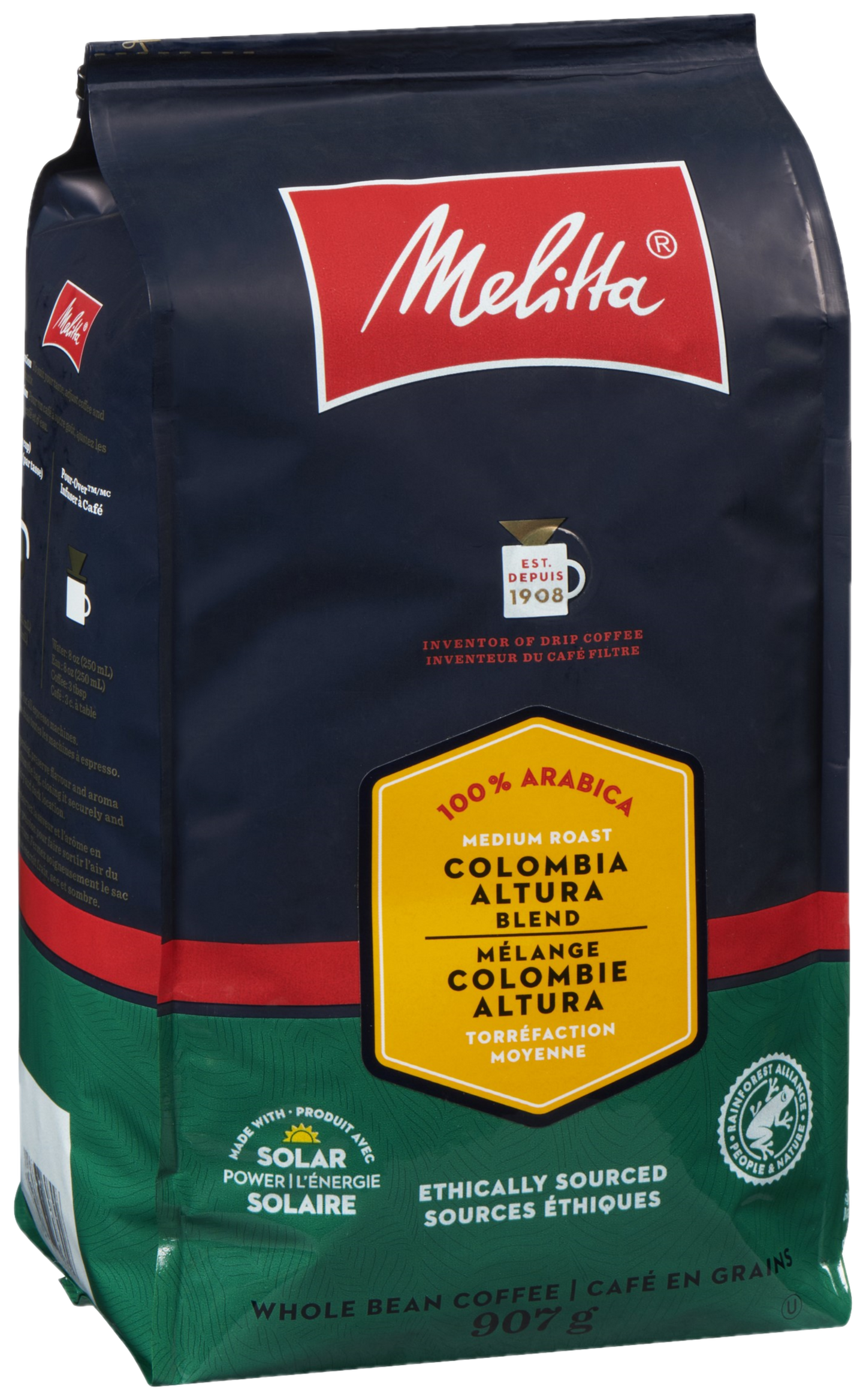 Colombian Altura Blend Whole Bean - Rainforest Alliance Certified - 2lb