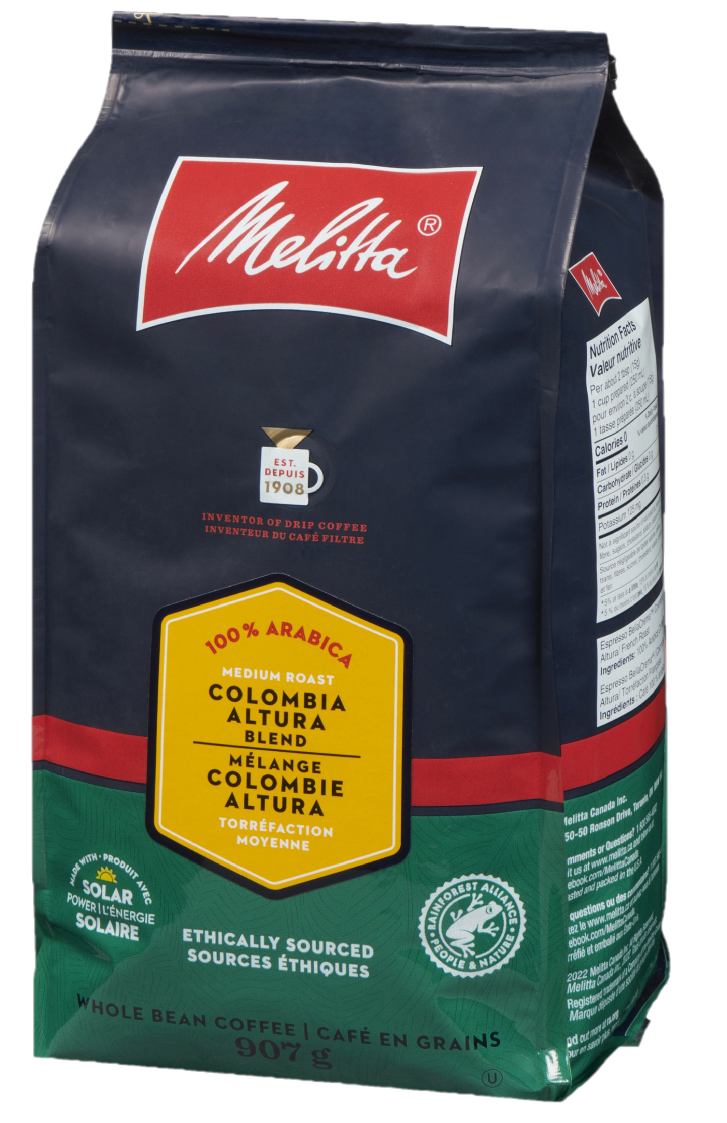 Colombian Altura Blend Whole Bean - Rainforest Alliance Certified - 2lb