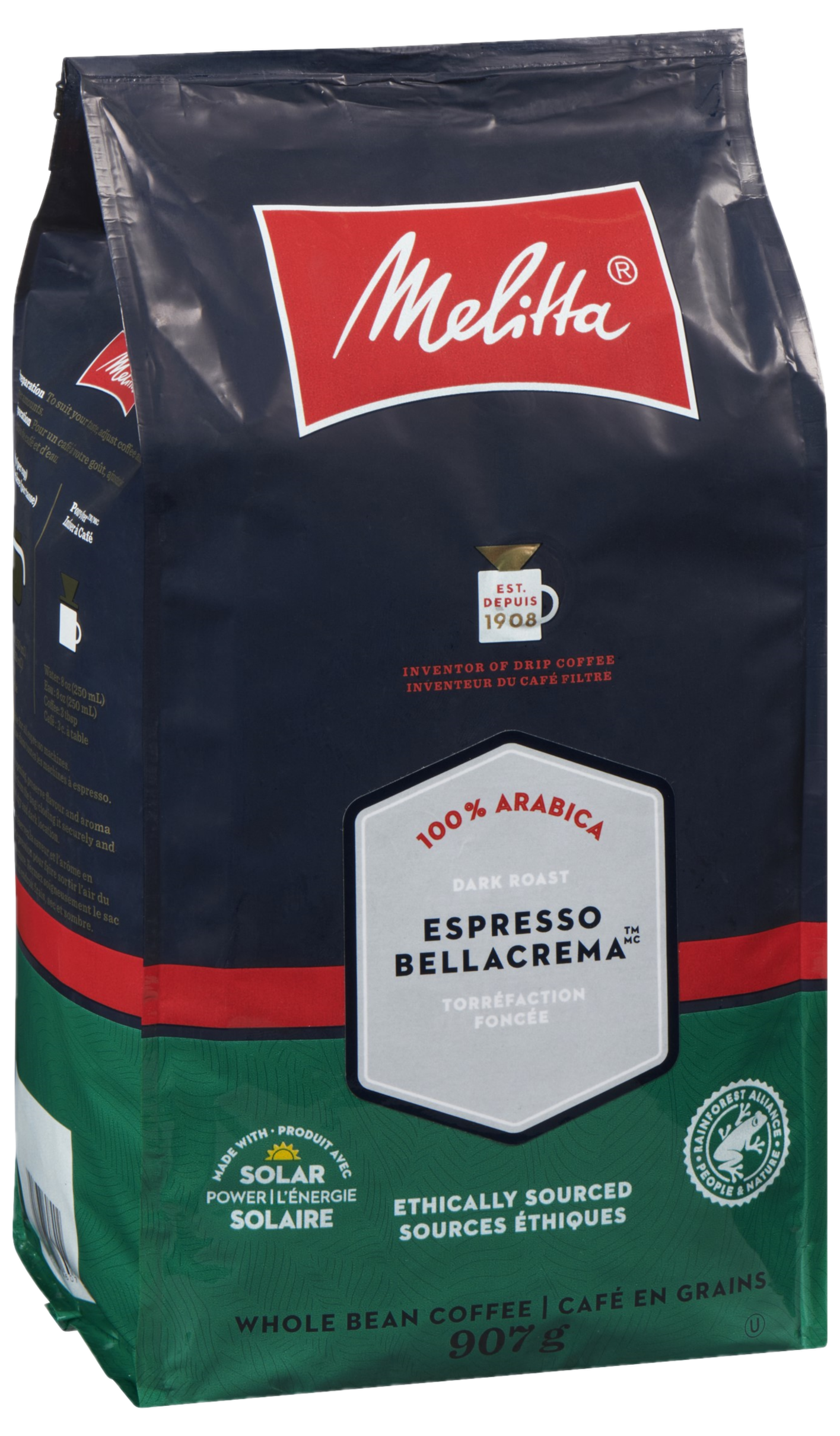 Espresso Bella Crema Whole Bean - Rainforest Alliance Certified - 2lb