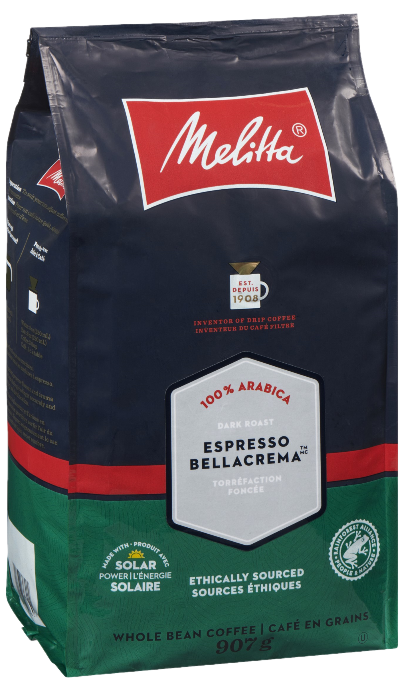 Espresso Bella Crema Whole Bean - RainForest Alliance Certified - 2lb