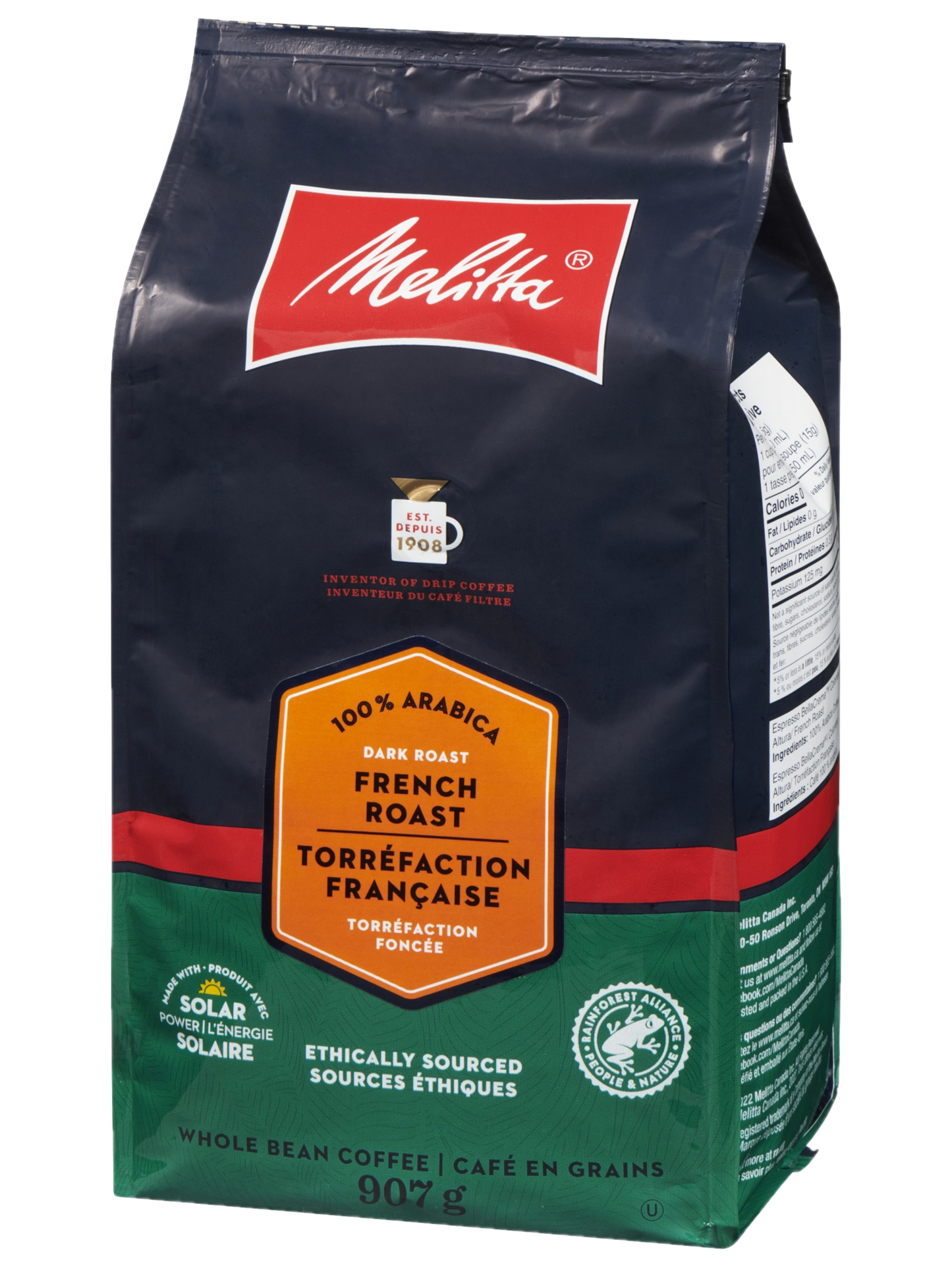 French Roast Whole Bean - RainForest Alliance Certified - 2lb