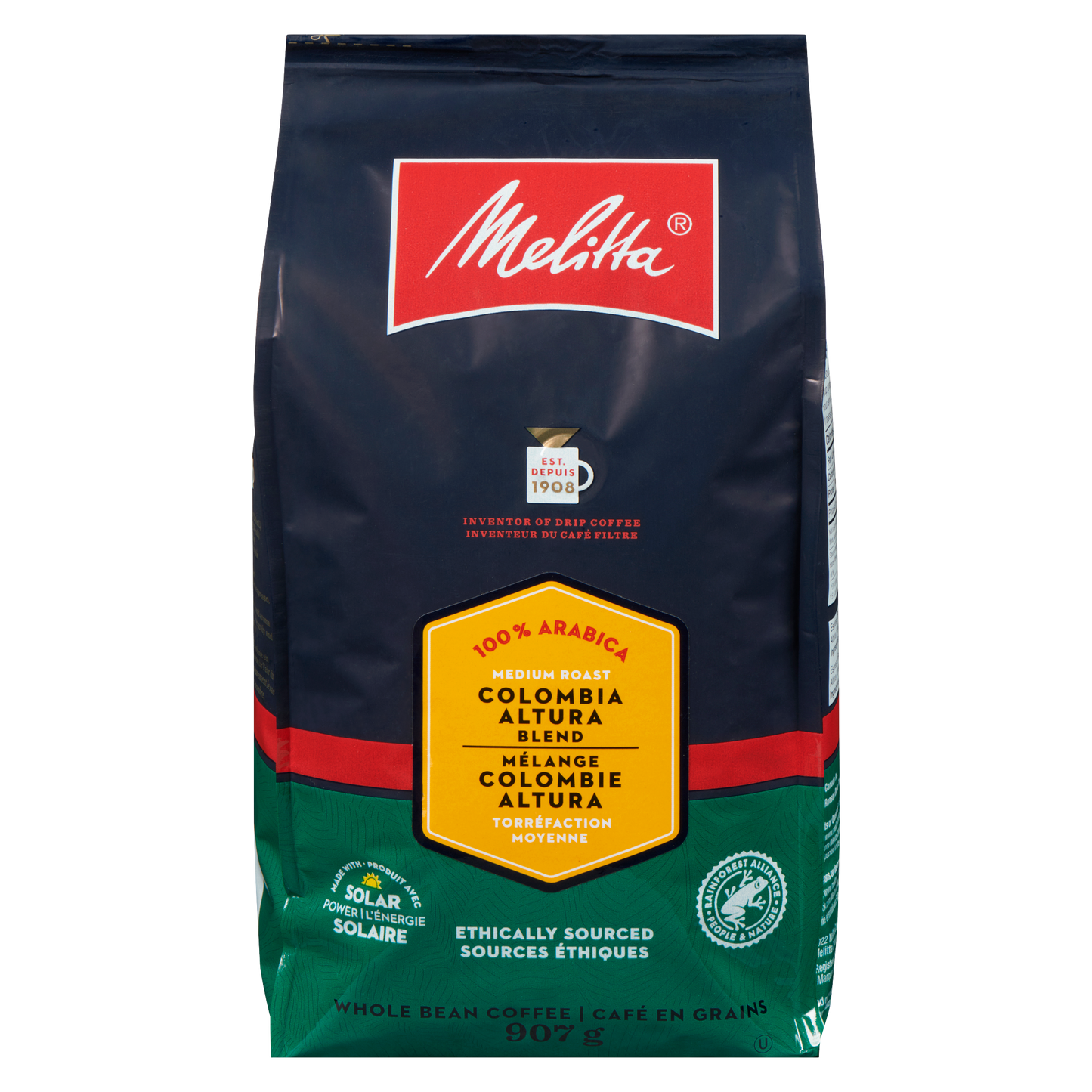Colombian Altura Blend Whole Bean - Rainforest Alliance Certified - 2lb