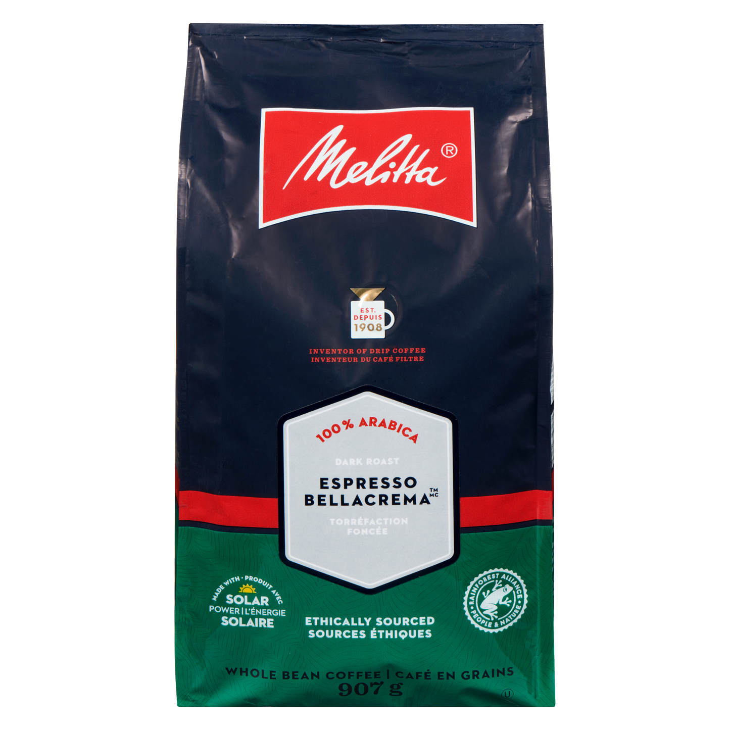 Espresso Bella Crema Whole Bean - Rainforest Alliance Certified - 2lb