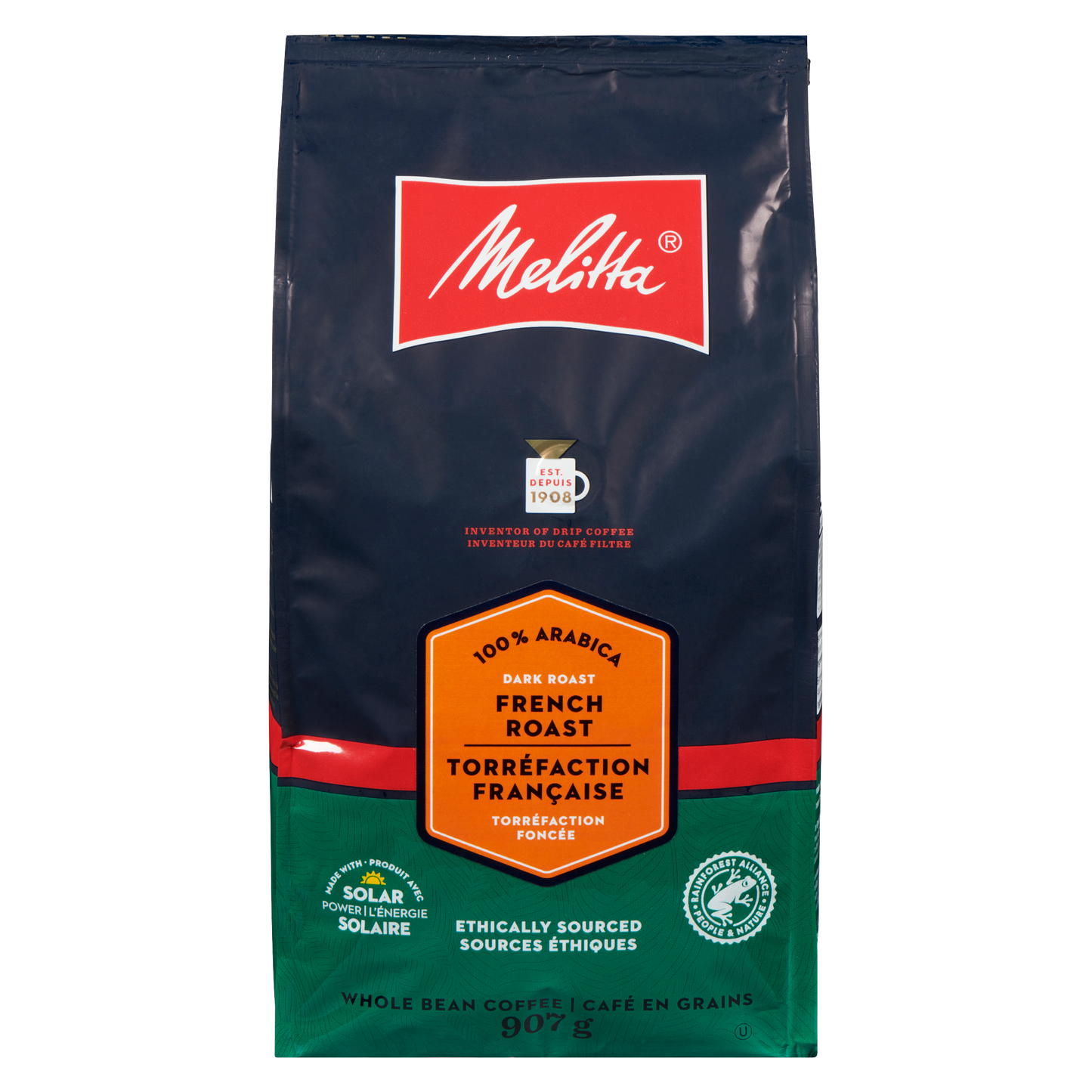 French Roast Whole Bean - Rainforest Alliance Certified - 2lb
