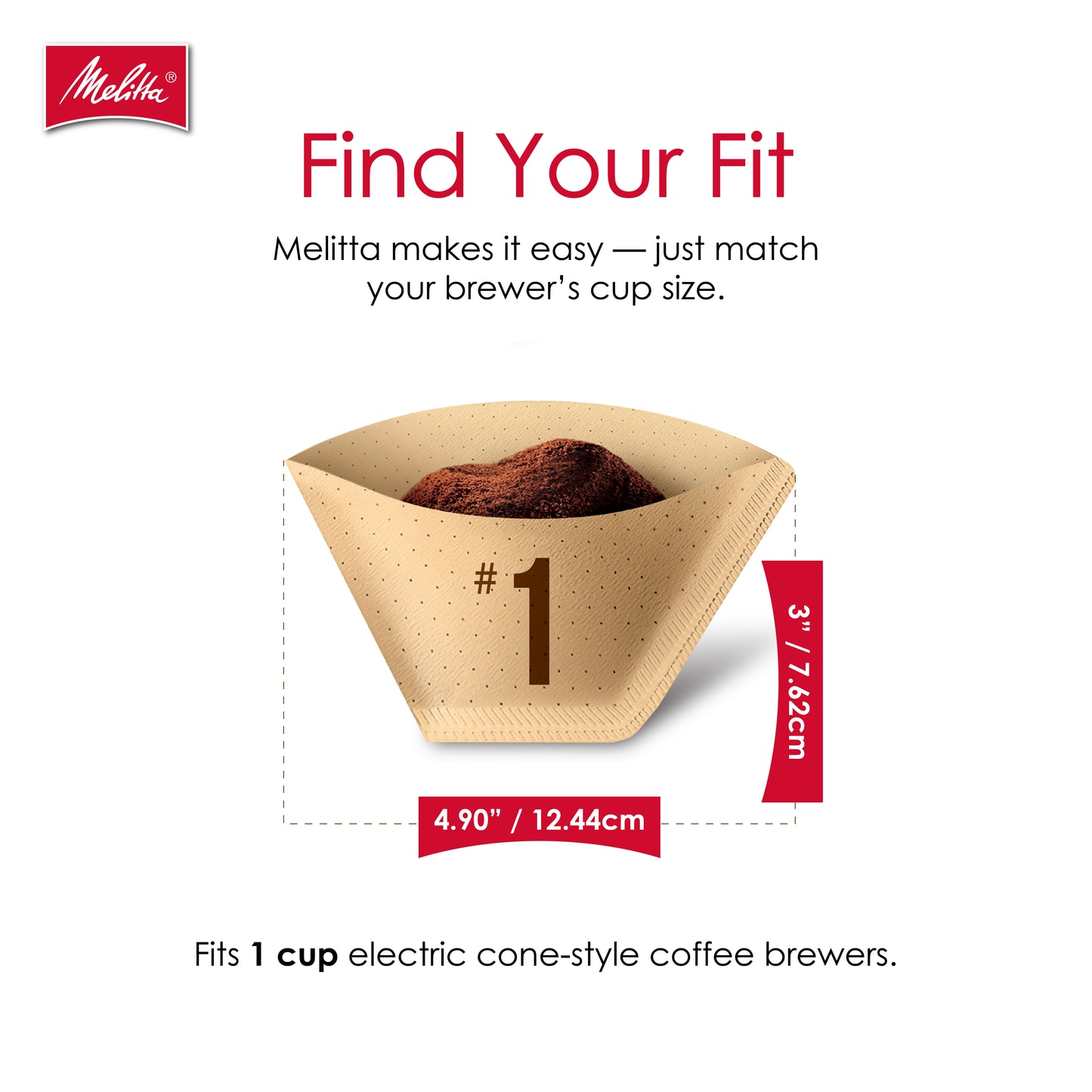 #2 Cone Filter Paper Natural Brown - 100 Count