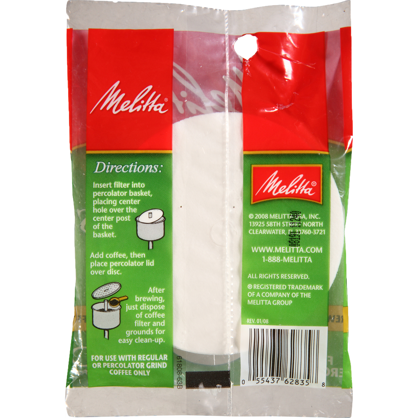 3.5 Disc Filter Paper White - 100 Count