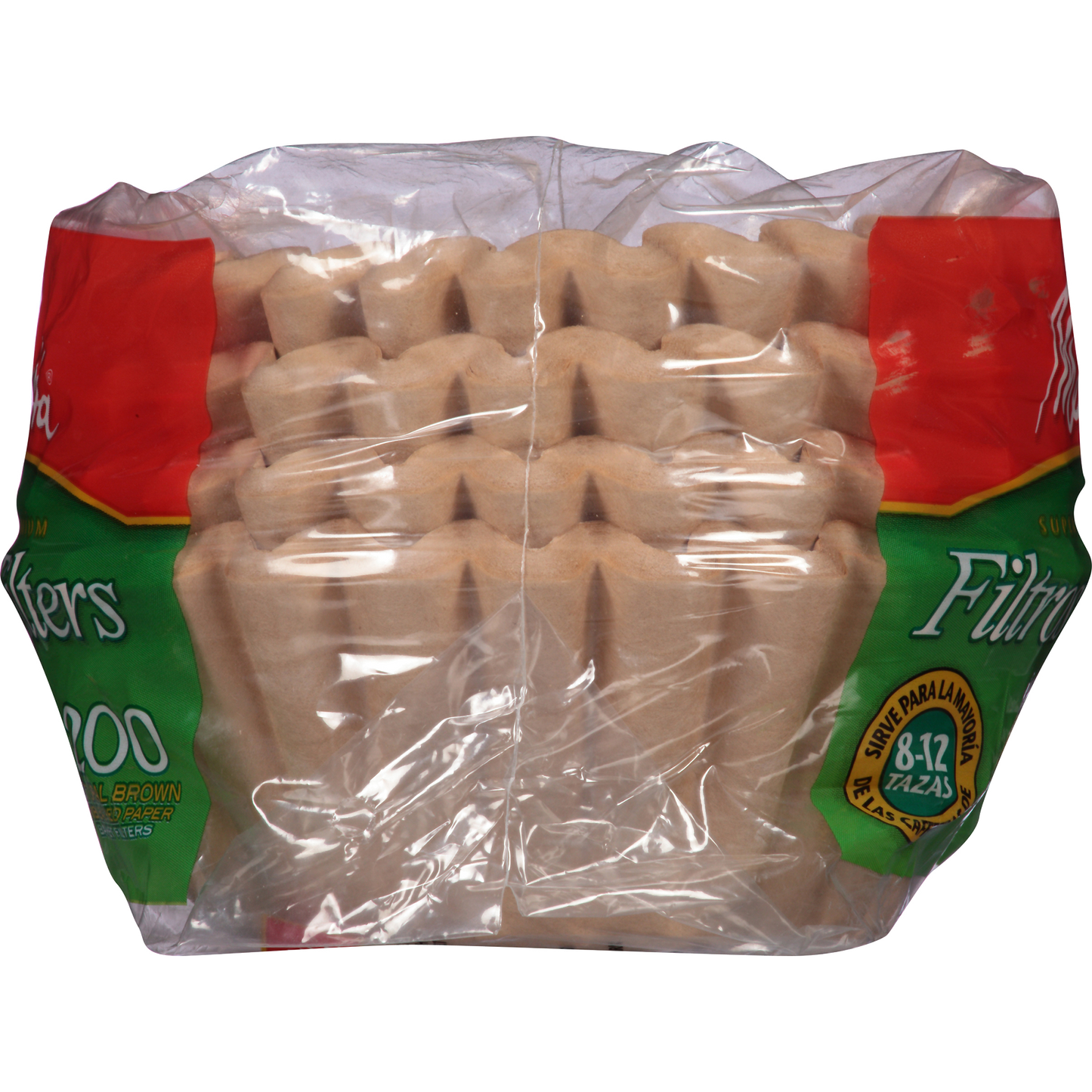 8-12 Cup Basket Filter Paper Natural Brown - 200 Count