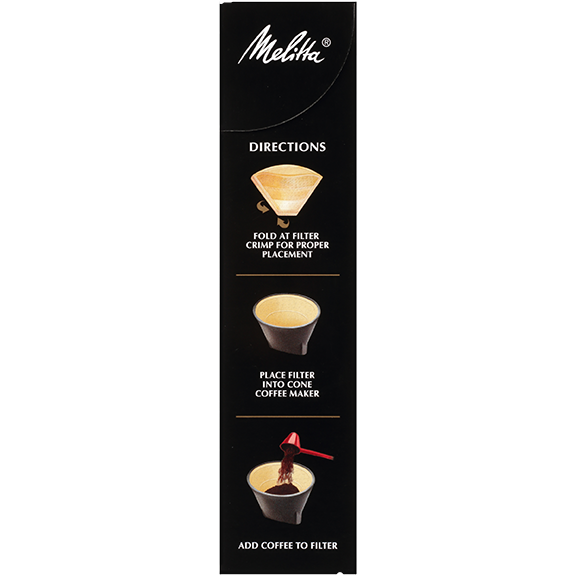 Melitta No. 4 Gourmet Filter Paper fits all 8-12 Cup Cone Coffeemakers that take #4 filters