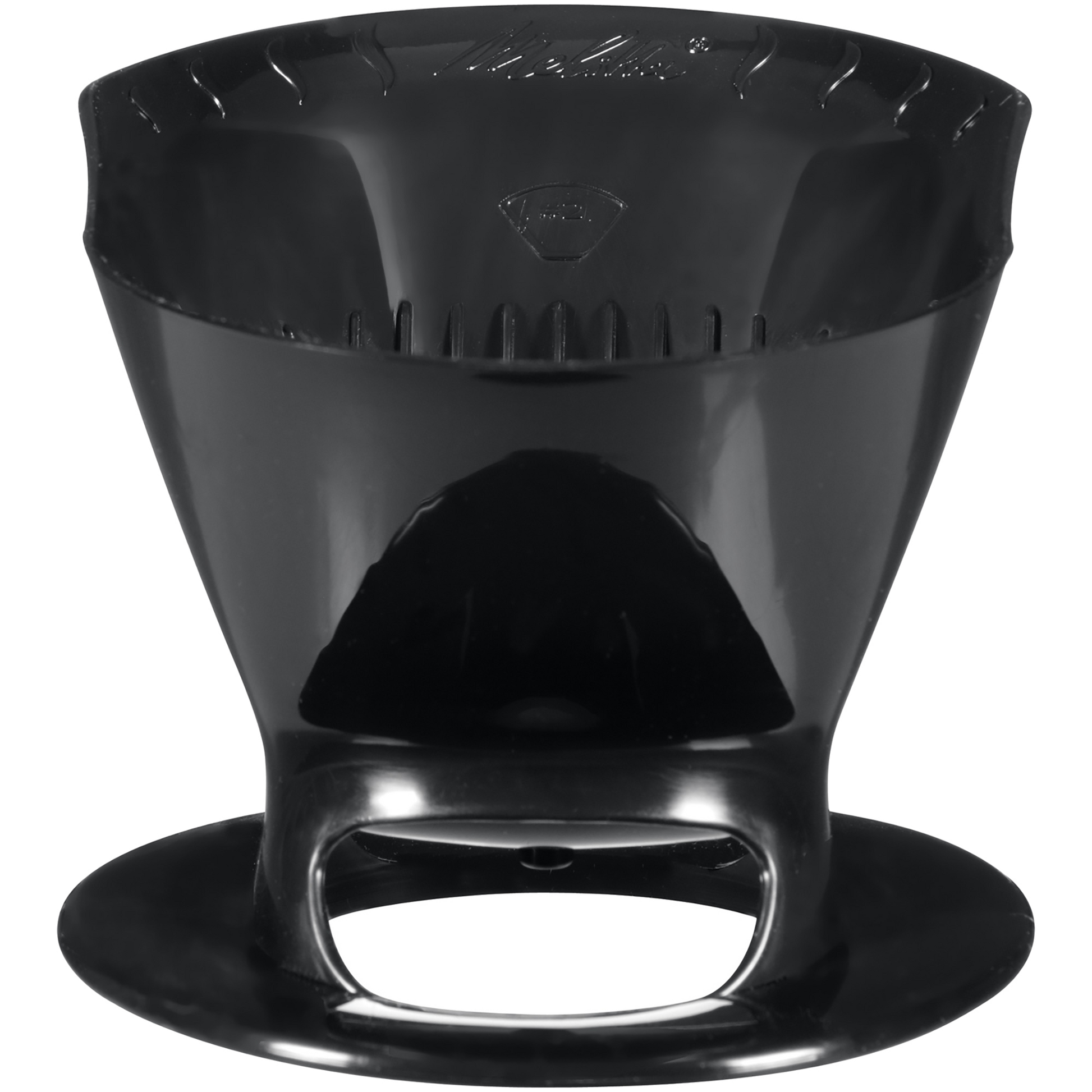 1-Cup Pour-Over Coffee Brew Cone - Black