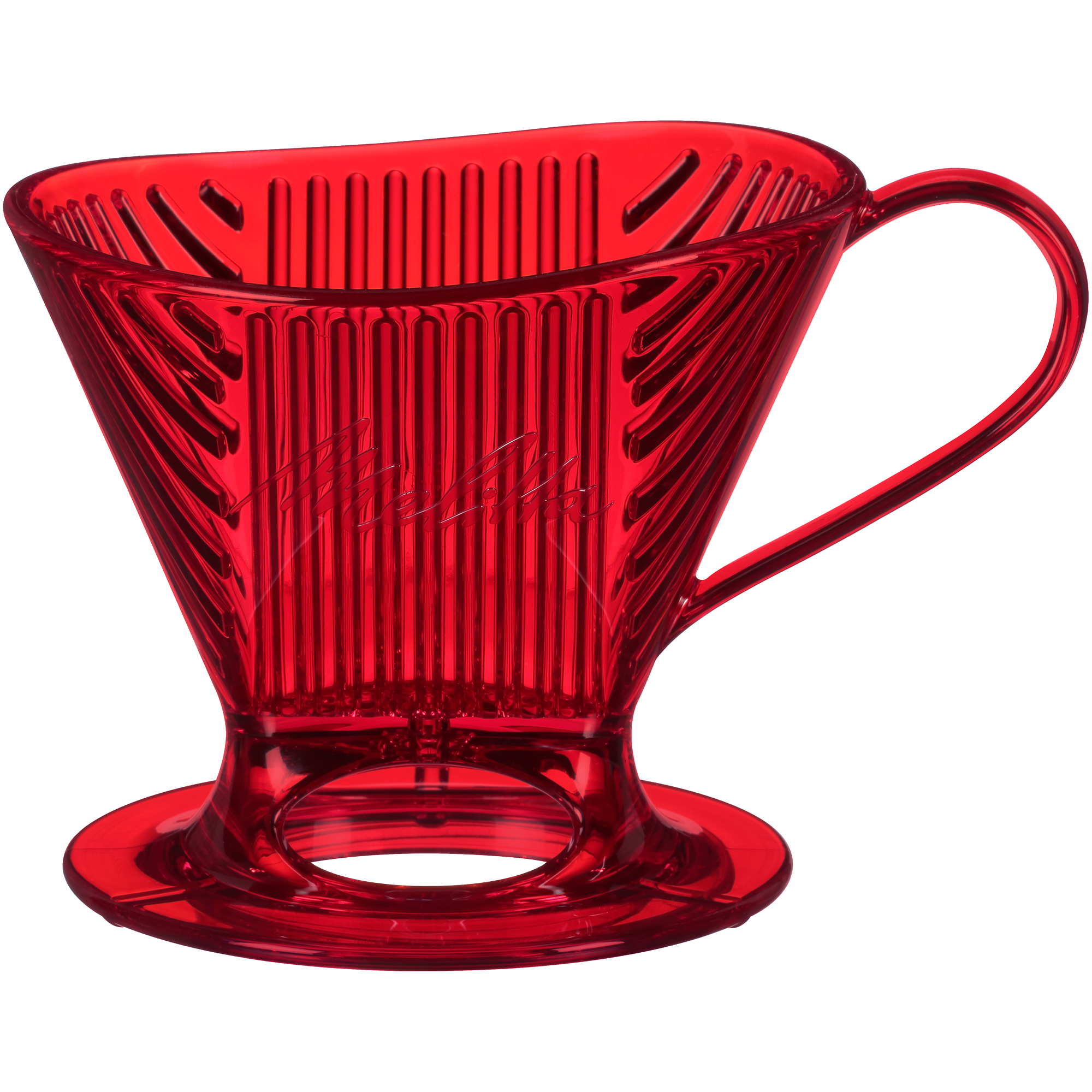 Melitta® Signature 1-Cup Pour-Over - Tritan™ Translucent Red Melitta® Signature 1-Cup Pour-Over - Tritan™ Translucent Red