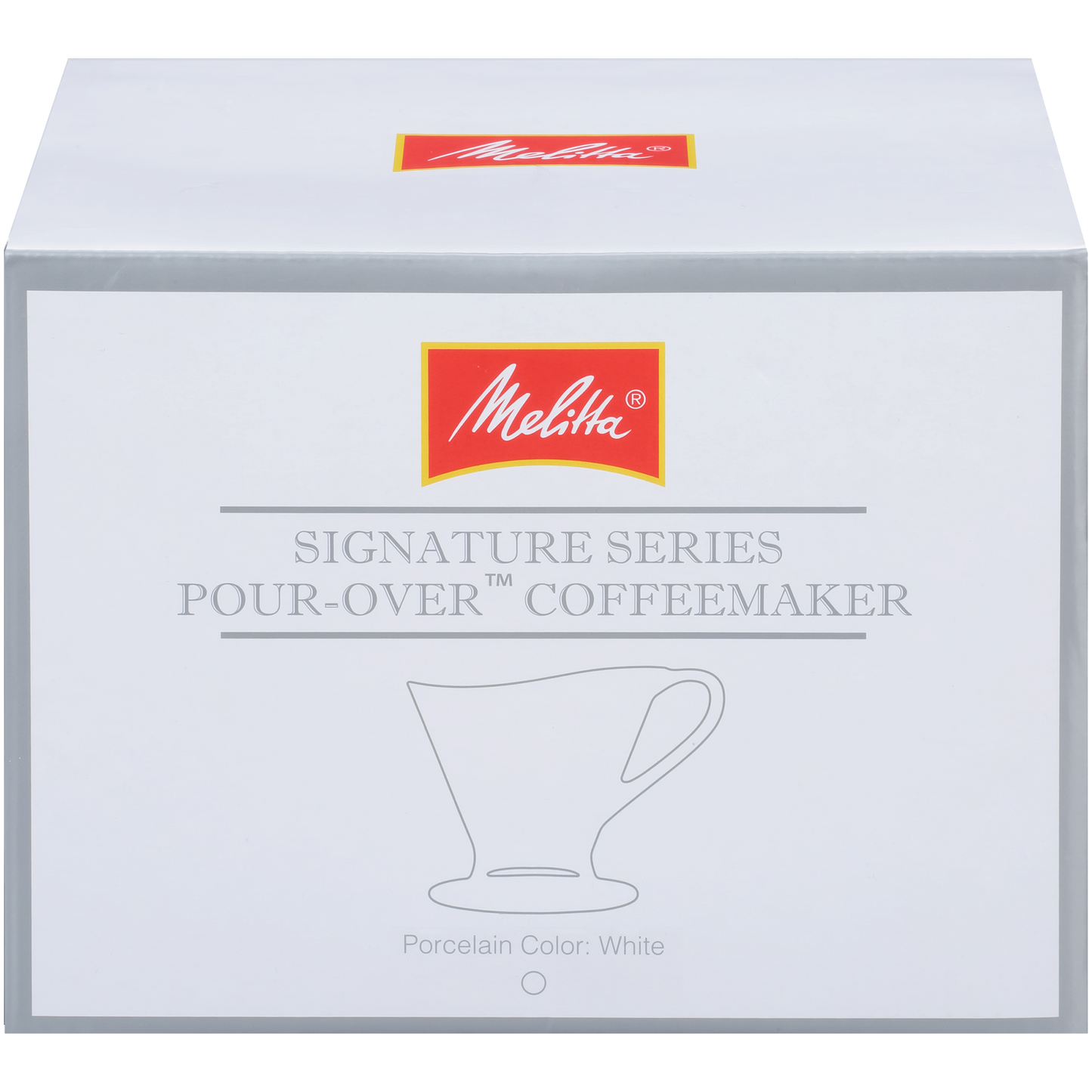 Signature Series 1-Cup Pour-Over Coffeemaker - Porcelain, White