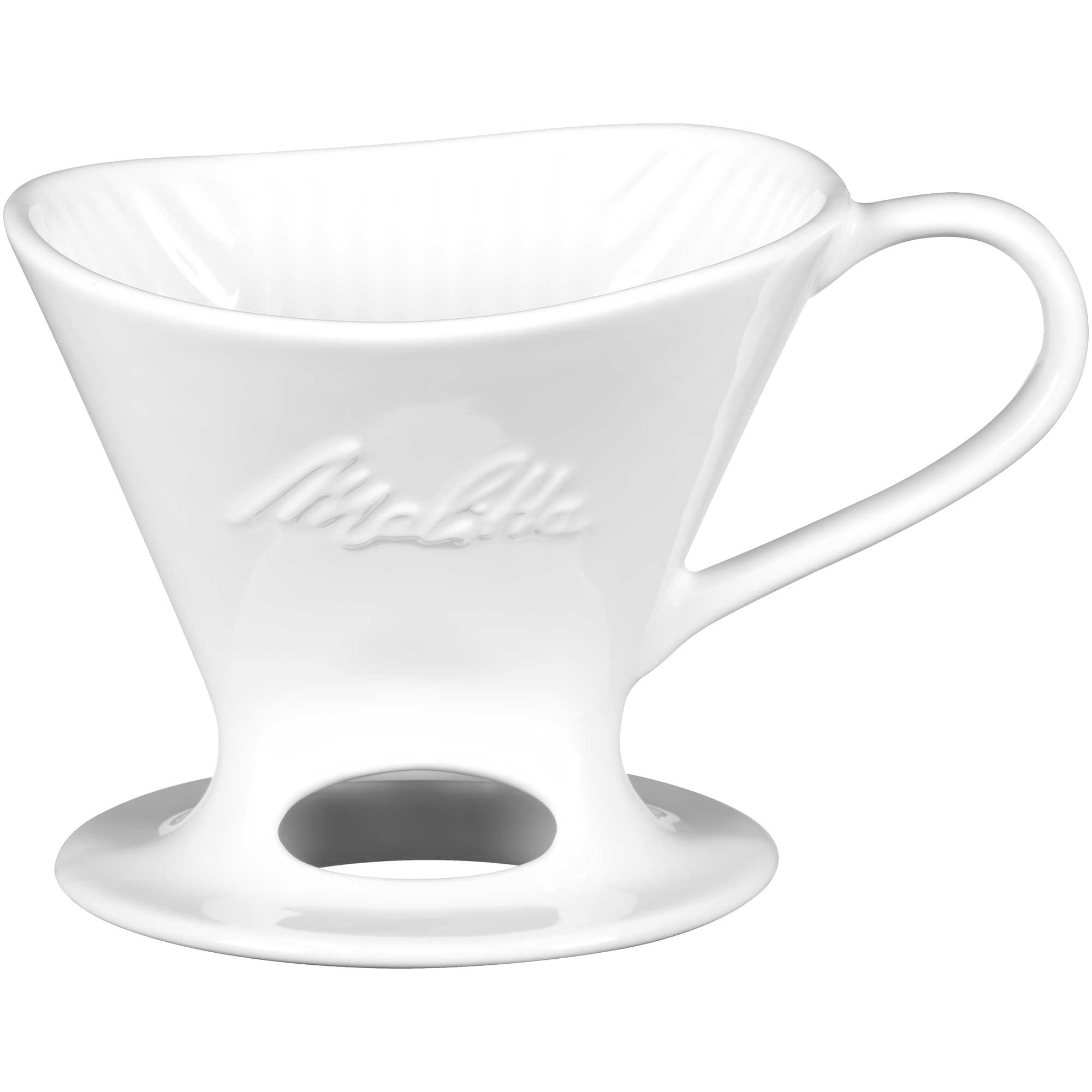 Melitta® Signature Series 1-Cup Pour-Over - Porcelain, White