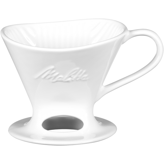 Signature Series 1-Cup Pour-Over Coffeemaker - Porcelain, White