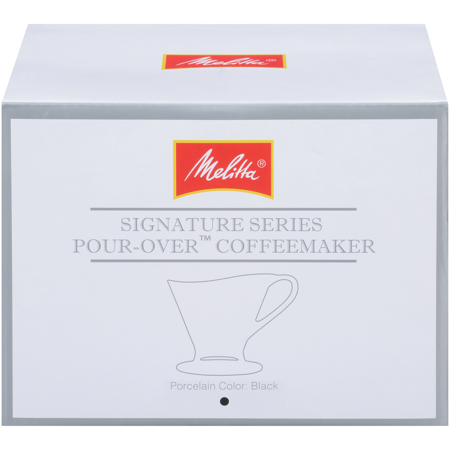 Signature Series 1-Cup Pour-Over Coffeemaker - Porcelain, Matte Black