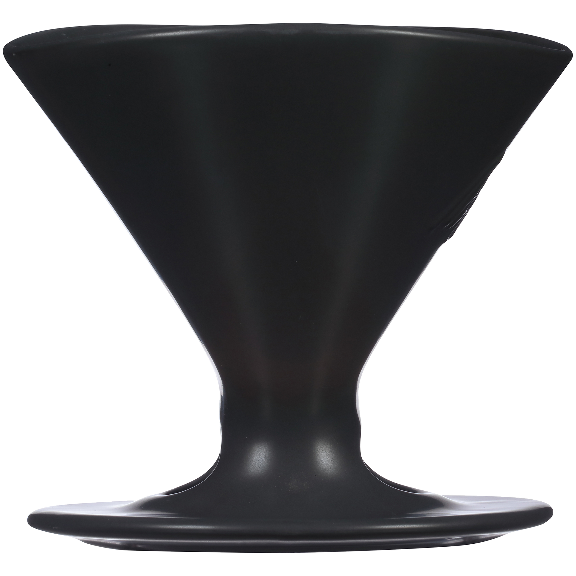 Signature Series 1-Cup Pour-Over Coffeemaker - Porcelain, Matte Black