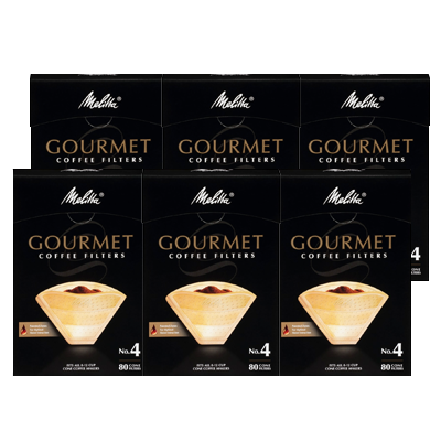 Melitta No. 4 Gourmet Filter Paper fits all 8-12 Cup Cone Coffeemakers that take #4 filters