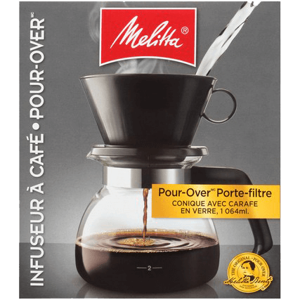 Melitta 6 Cup Glass Pour Over Coffee Brewer