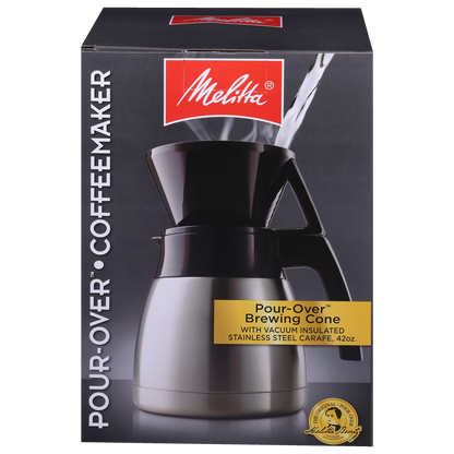 New Thermal Pour-Over™ Coffeemaker & Stainless Carafe Set