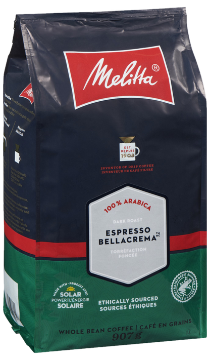 Espresso Bella Crema Whole Bean - Rainforest Alliance Certified - 2lb