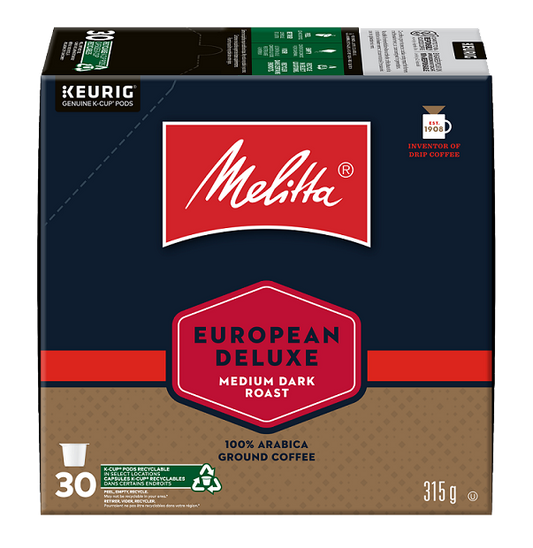 European Deluxe Single Serve Medium Dark Roast K-Cup - 30 ct