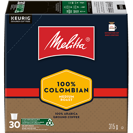 100% Colombian Single Serve Medium Roast K-Cup - 30ct