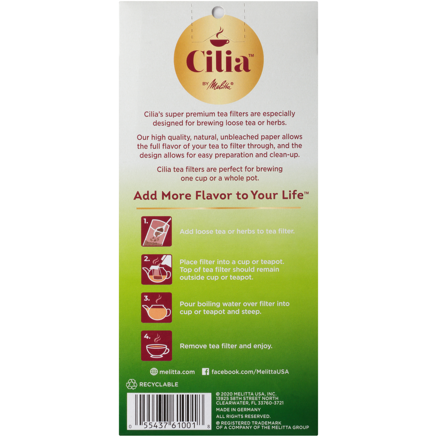 Tea Filter Paper - 40 Count