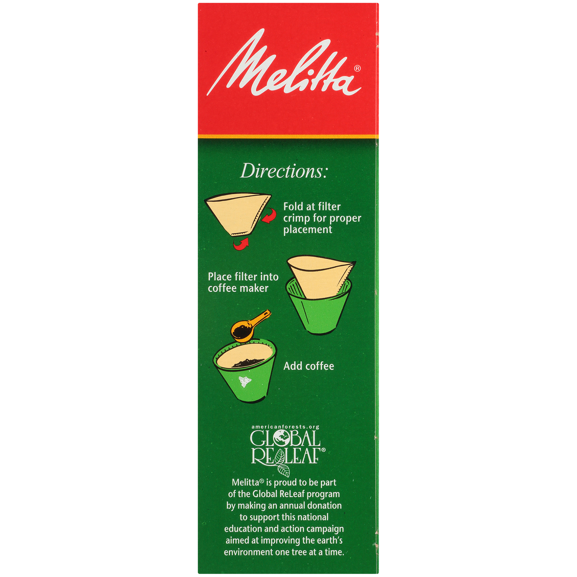 Melitta #2 Natural Brown Cone Coffee Filters - 100 count