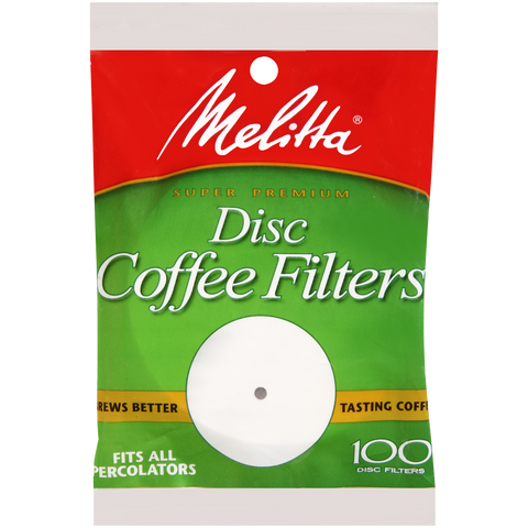 3.5 Disc Filter Paper White - 100 Count