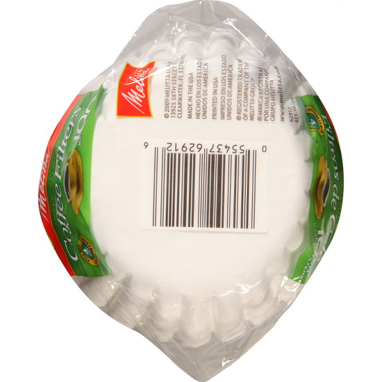 Melitta® 46 Cup Jr. Basket Filter Paper White 100 Ct Melitta USA