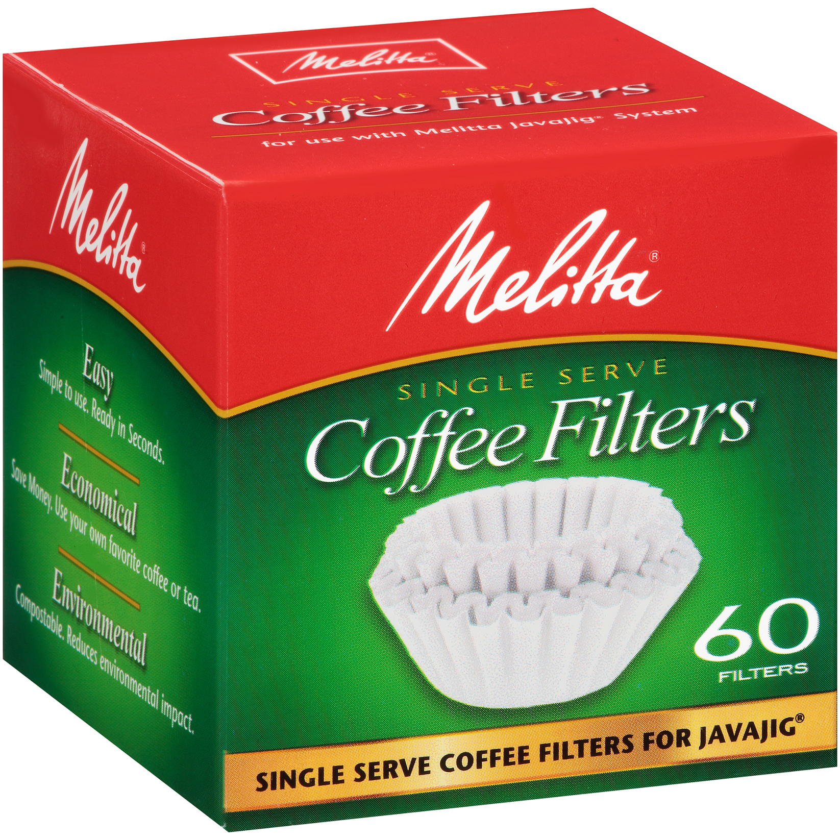 Melitta® JavaJig Replacement Filters (60ct) | Official Site – Melitta USA