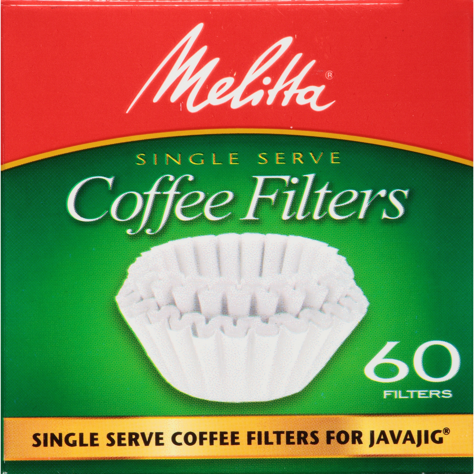 Melitta JavaJig Replacement Filters 60ct Official Site Melitta USA