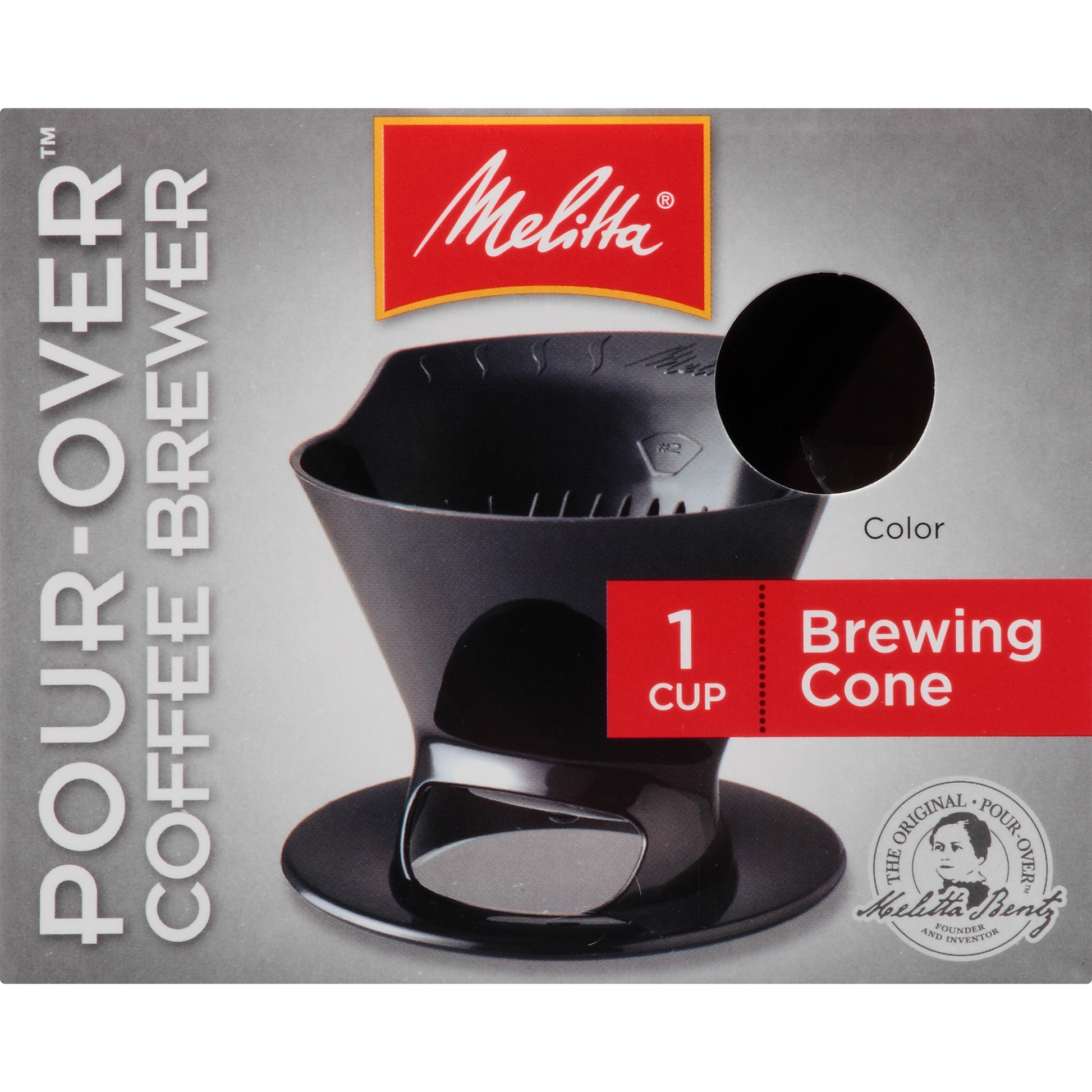 Melitta Porcelain Pour Over Cone Coffee Brewer