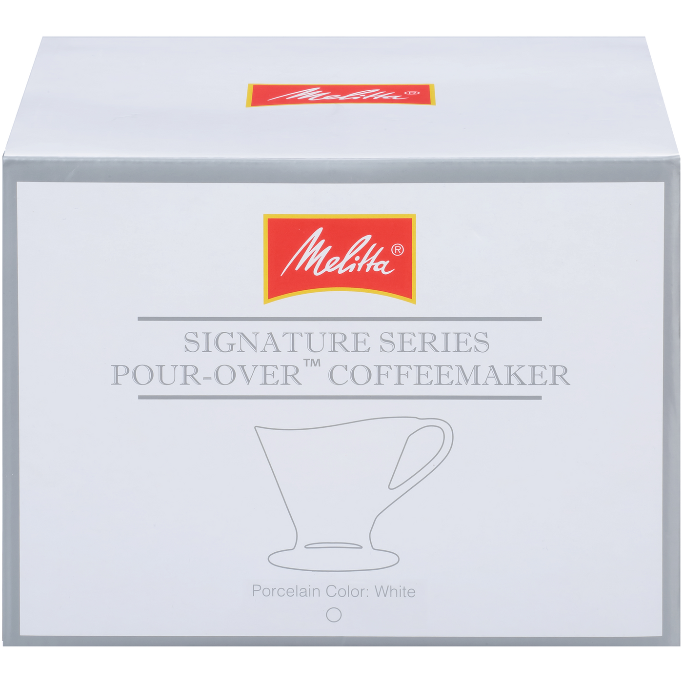Melitta® Signature Series 1Cup PourOver Porcelain, White — Melitta USA