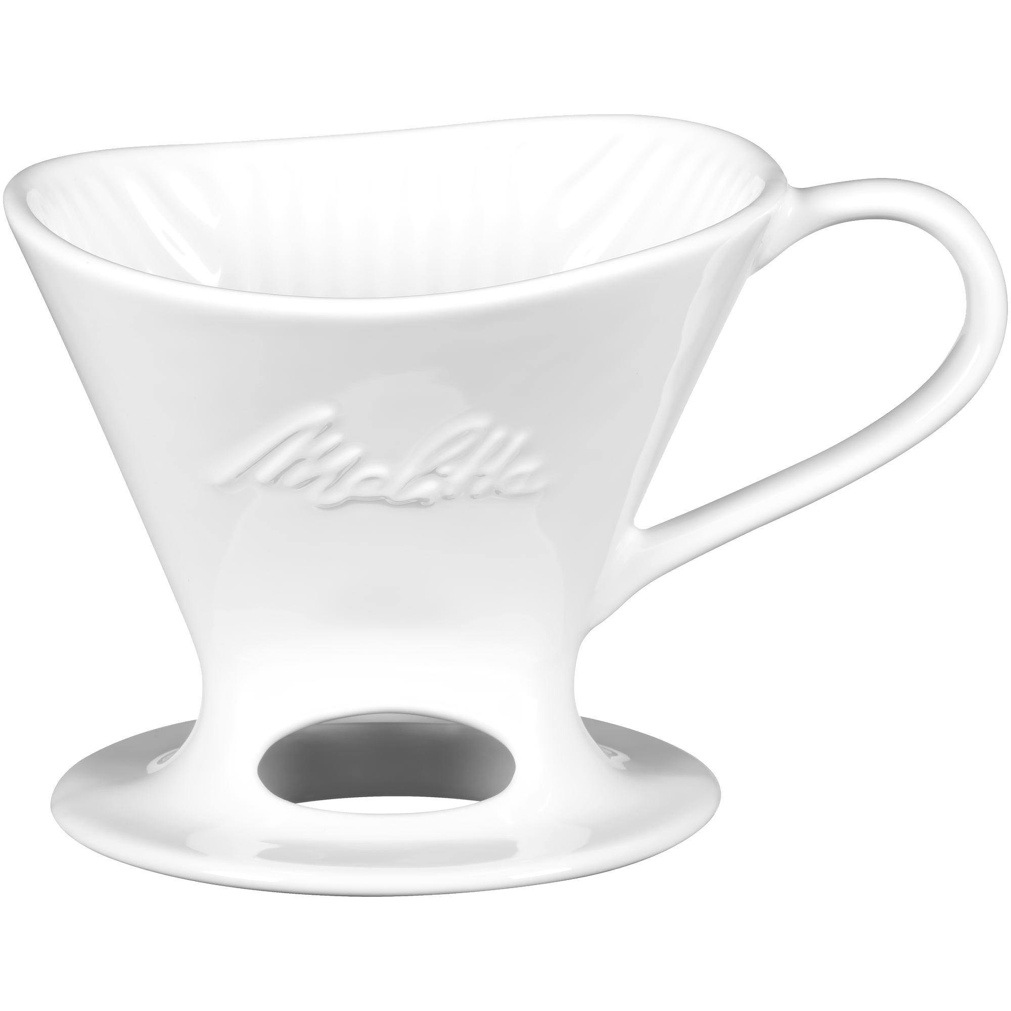 Melitta® Signature Series 1Cup PourOver Porcelain, White — Melitta USA