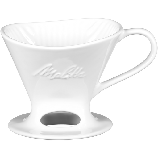 Signature Series 1-Cup Pour-Over Coffeemaker - Porcelain, White hover