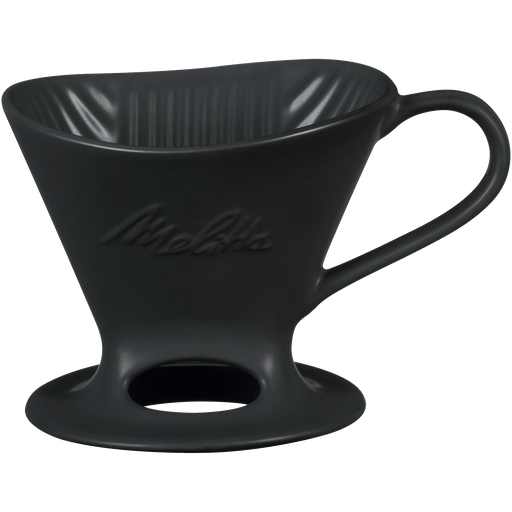 Signature Series 1-Cup Pour-Over Coffeemaker - Porcelain, Glossy Black hover