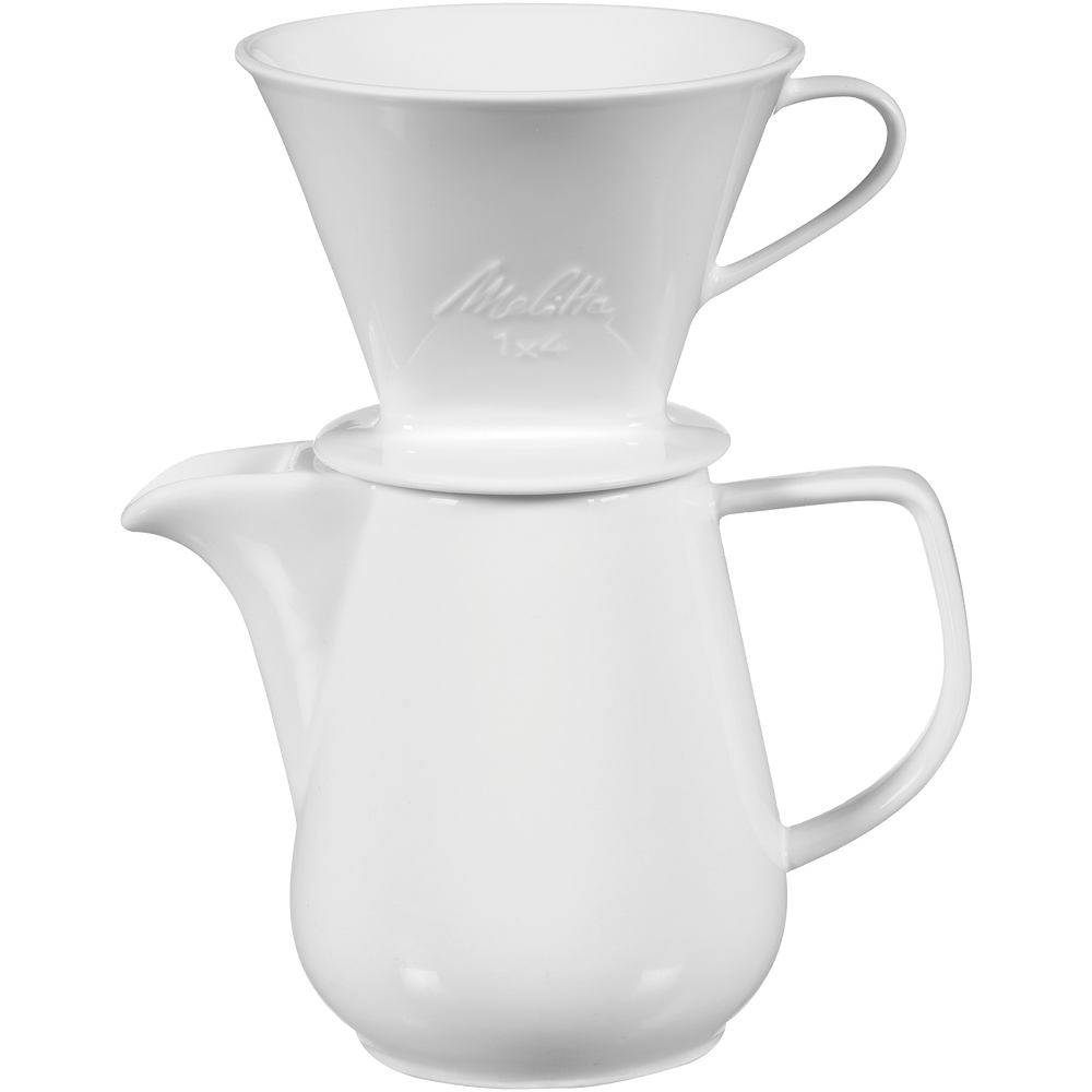 Porcelain Pour-Over Coffeemaker & Carafe Set (36oz)