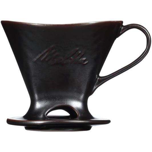 Simply Charmed Pour Over Coffee Dripper - Single Cup Ceramic Coffee Maker  with 40 Count Melitta Filters