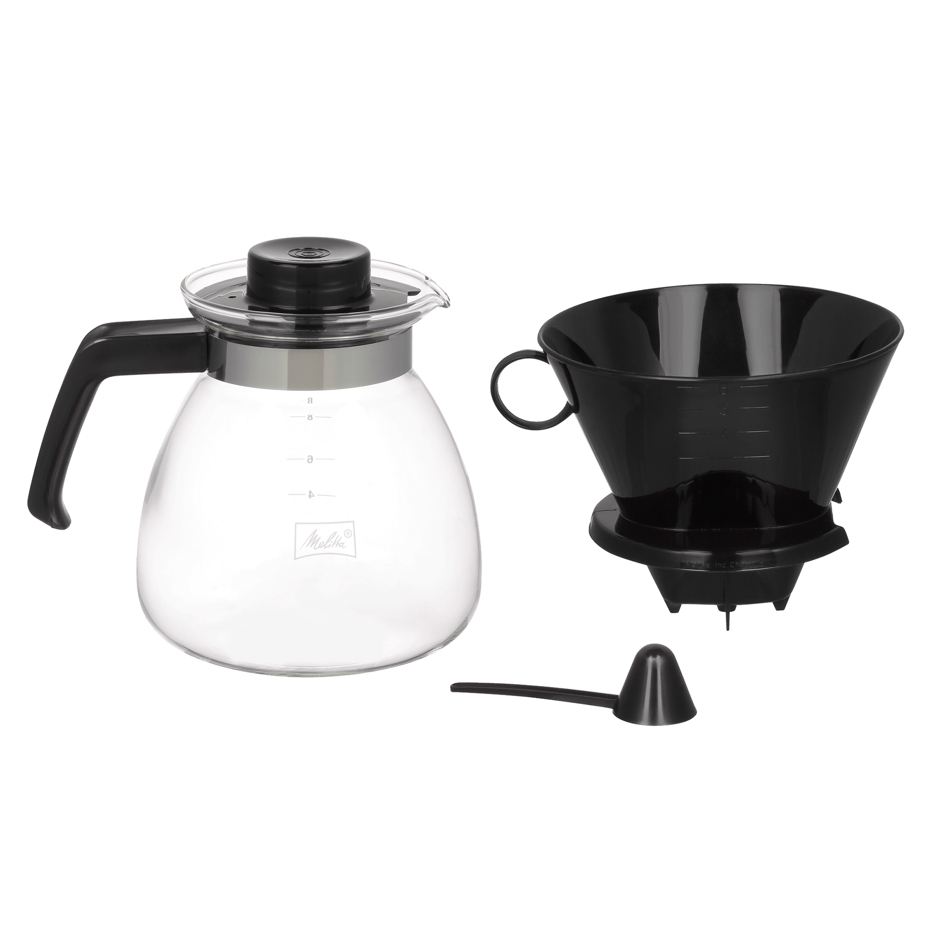 Drip Coffee Pour Over Set Hand Drip Coffee Maker Glass Kettle And