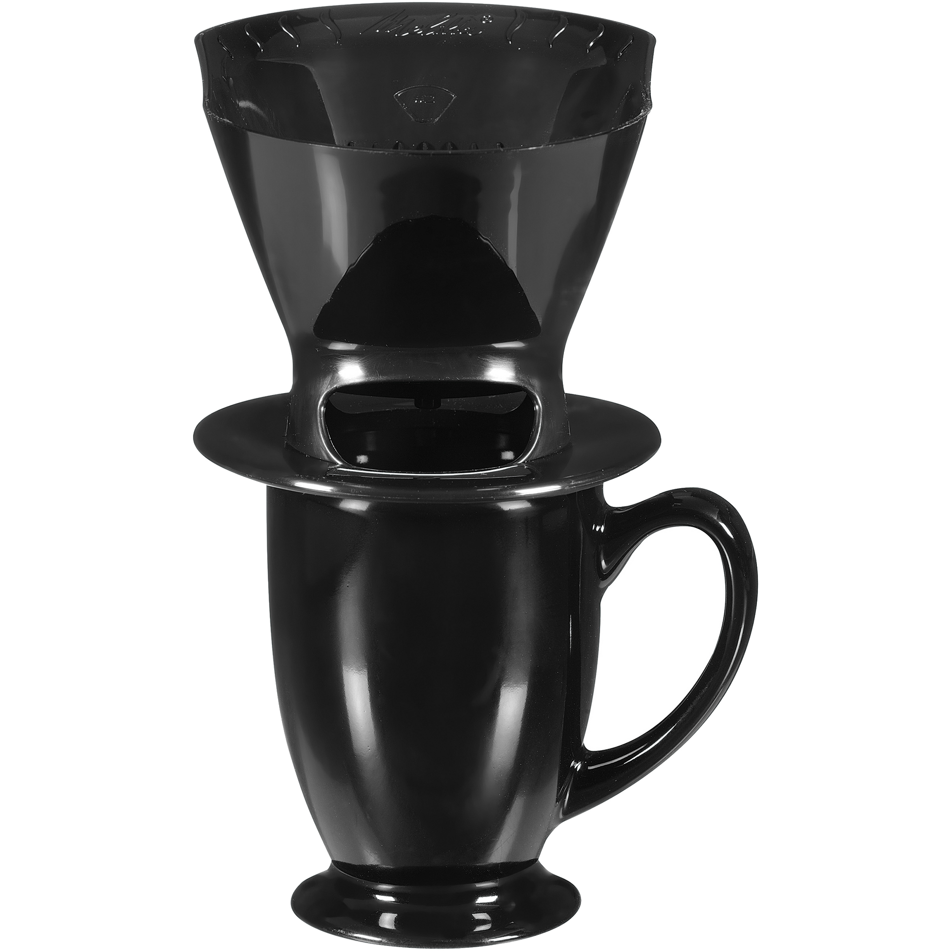 Melitta 64007 Ready Set Joe Single Cup Coffee Brewer, Black