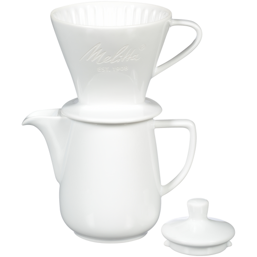 Heritage Series Porcelain Pour-Over™ Coffeemaker - White hover