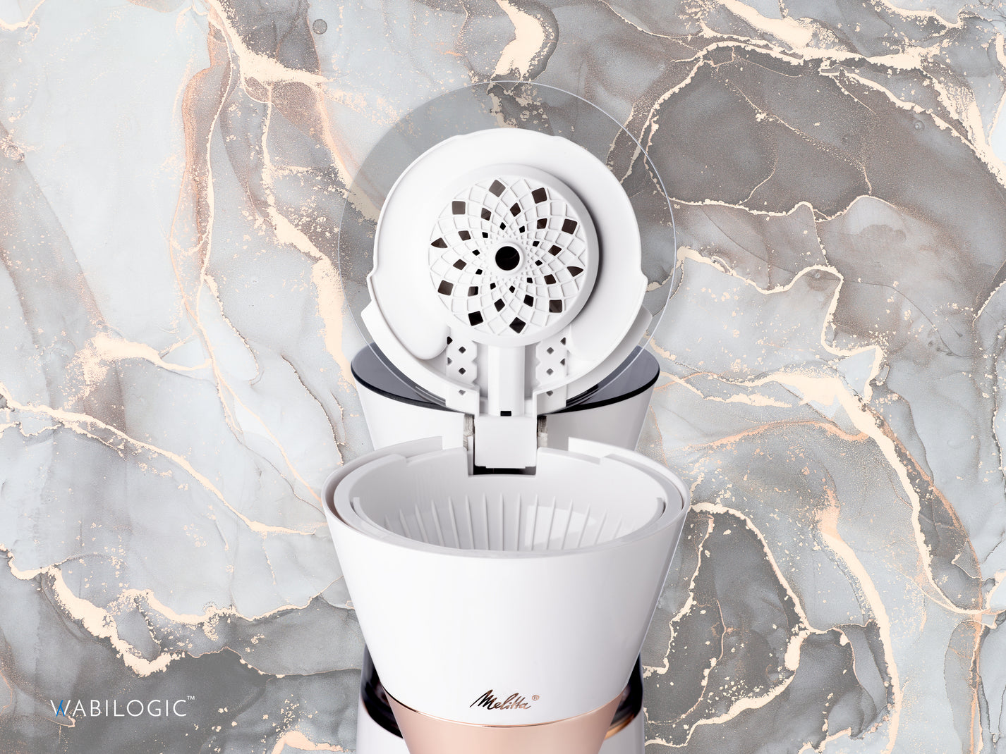 Melitta® Vision™ Copper White 12Cup Luxe Drip Coffeemaker Melitta USA