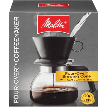 Pour-Over Coffeemaker & Glass Carafe Set - 36oz