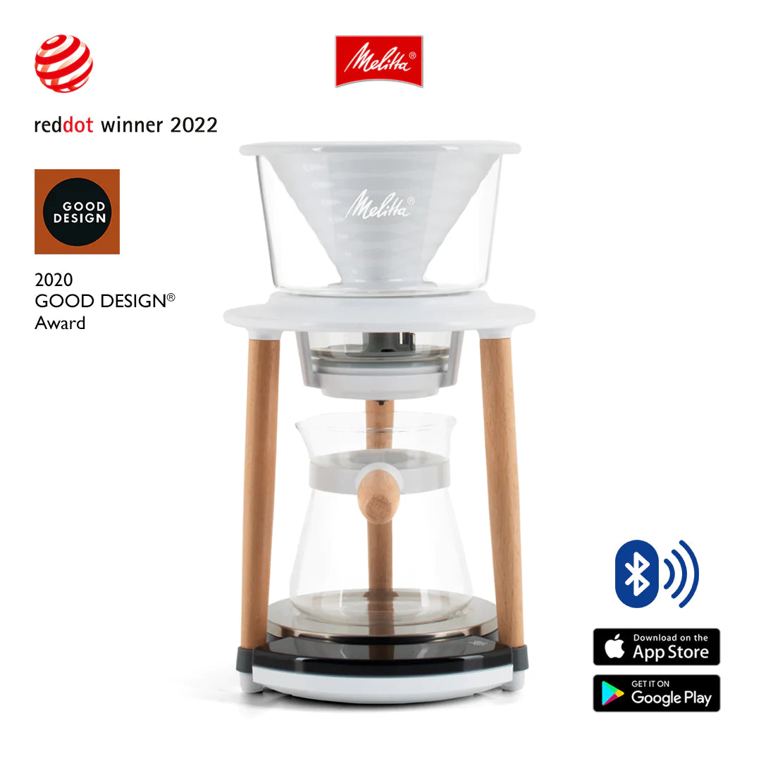  Melitta SENZ V Pour-Over Coffee System, Pour Over Coffee  Dripper, Pour Over Coffee Brewer, Pour Over Coffee Maker, Manual Coffee  Maker, 12oz (300ML) Capacity