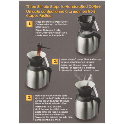 Thermal Pour-Over Coffeemaker and Stainless Carafe Set